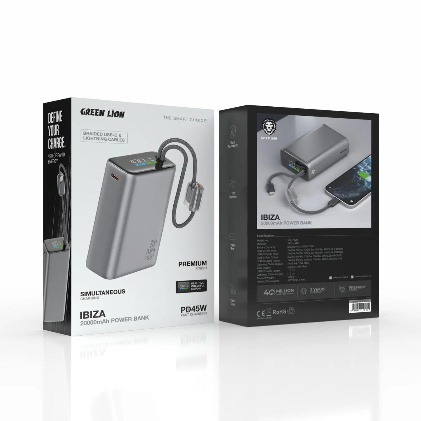Green Lion IBIZA 20000mAh Power Bank 45W