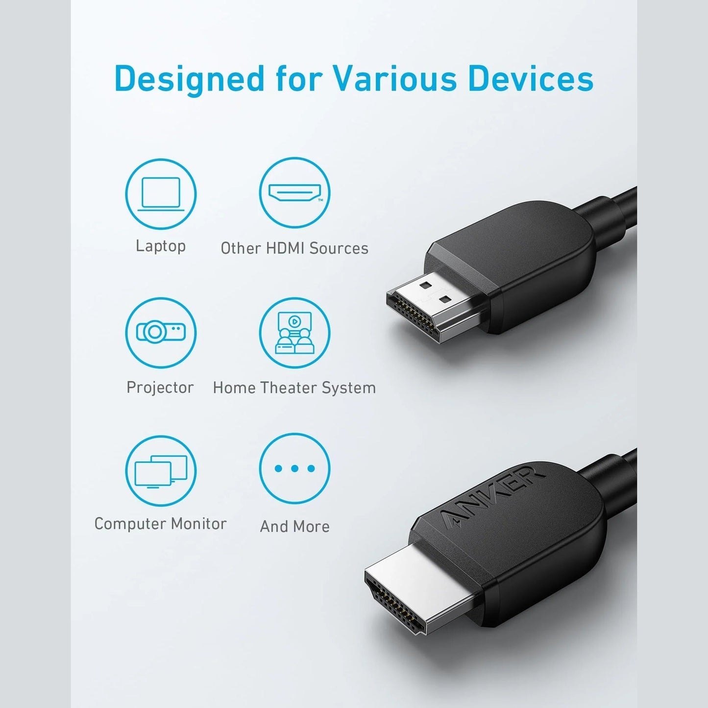 Anker HDMI Cable (6 ft, 8K)
