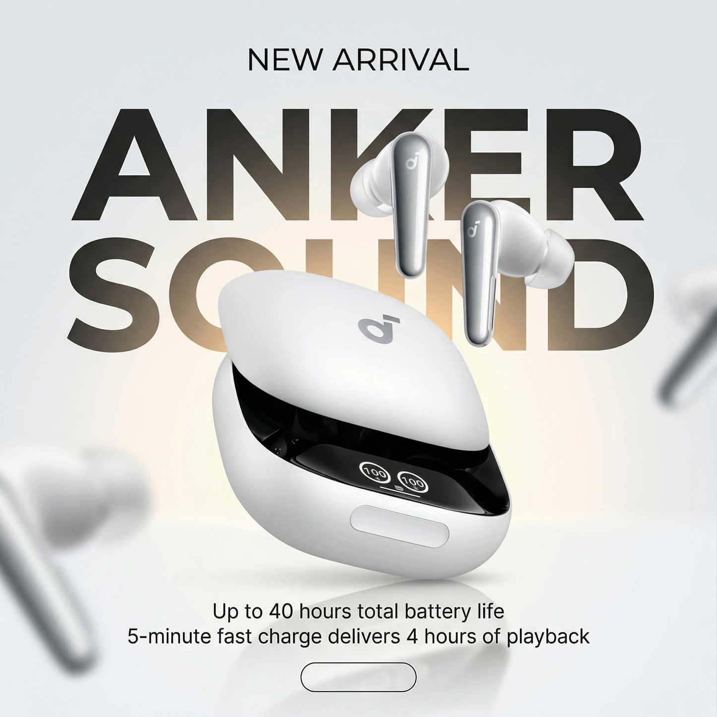 Anker Soundcore Liberty 4 Pro | Noise Cancelling True-Wireless Earbuds