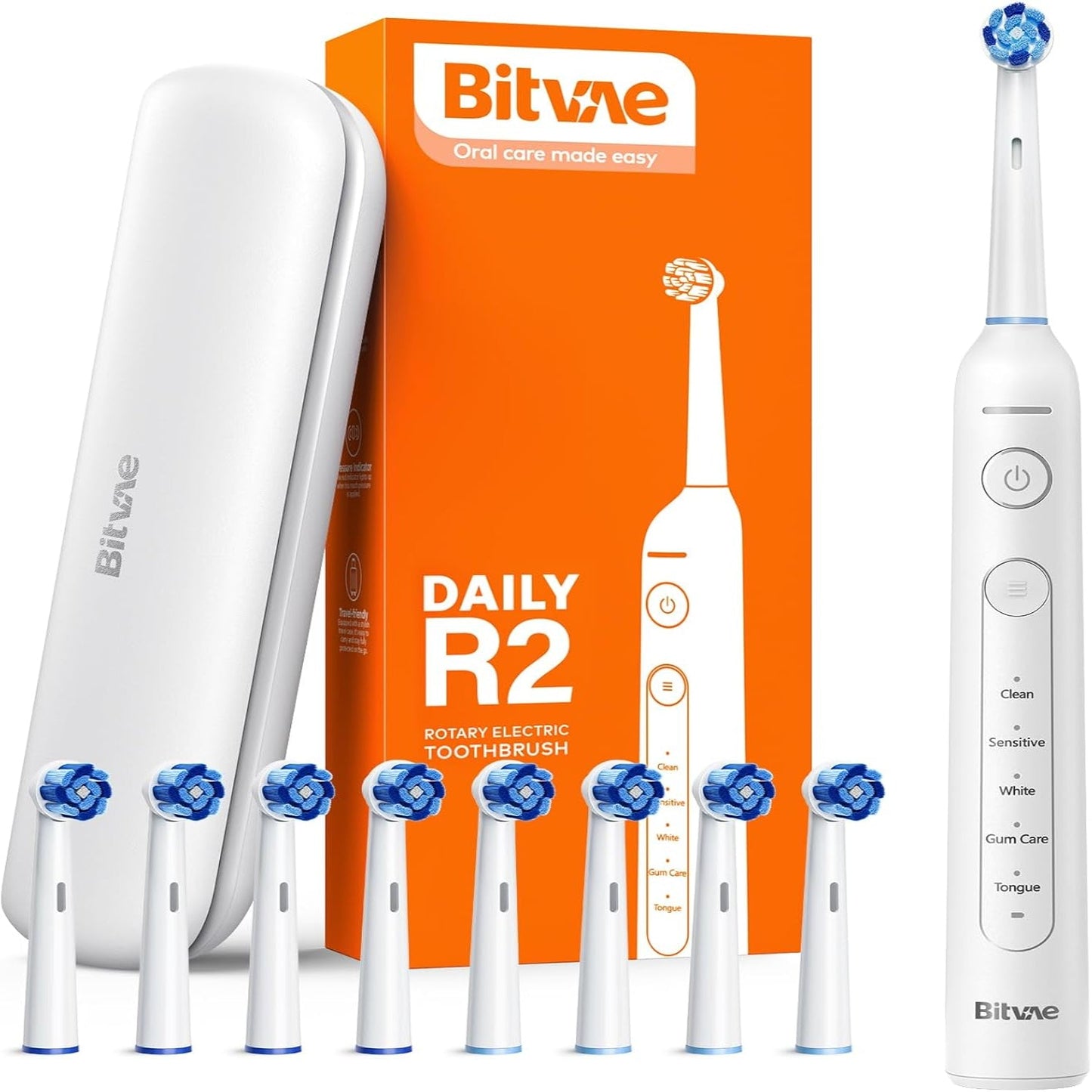 Bitvae Rotary Electric Toothbrush - R2