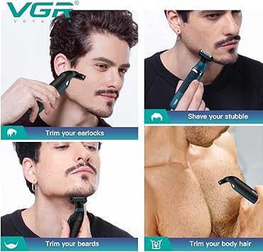 مجموعة ماكينة الحلاقة الاحترافية VGR V-393