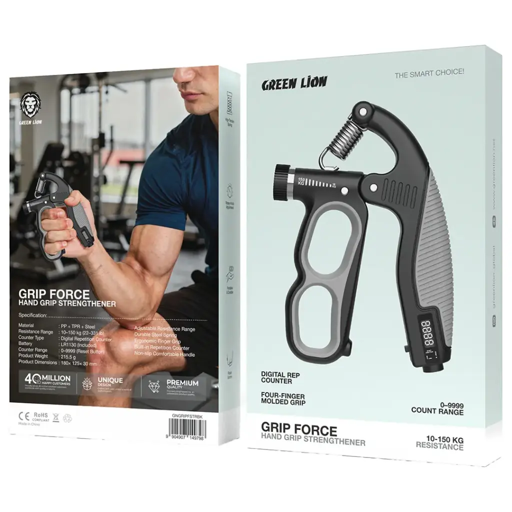 Green Lion Grip Force Hand Grip Strengthener