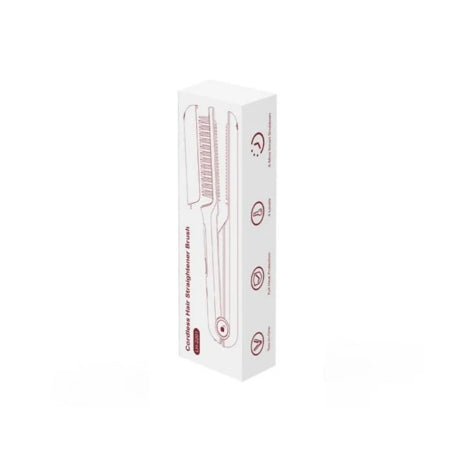 2in1 Cordless Hair Straightener Brush - LH2201