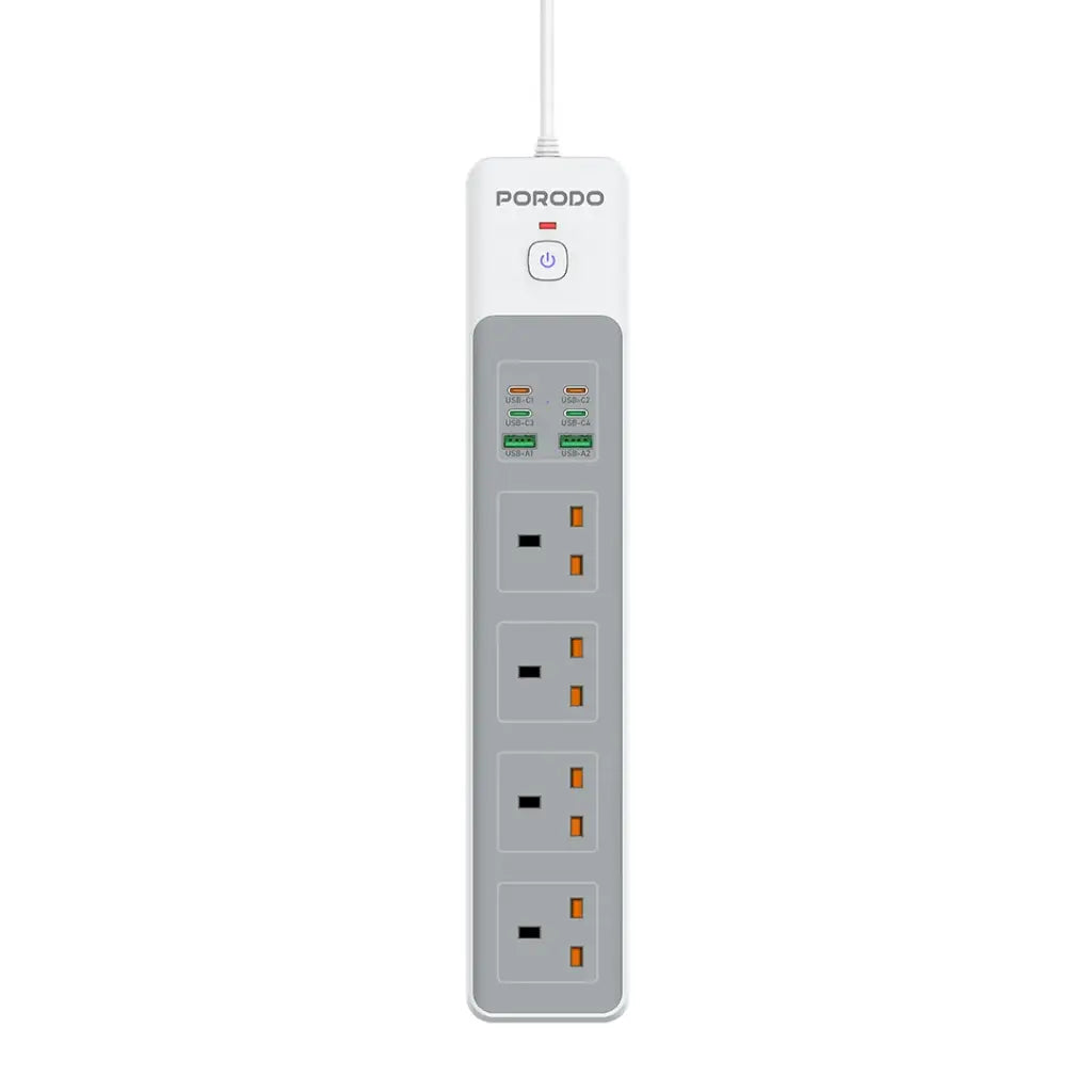 Porodo 4AC | 65W | 3000W Power Strip