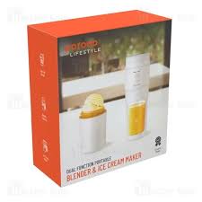 Porodo 2-in-1 Portable Ice Cream Maker and Blender
