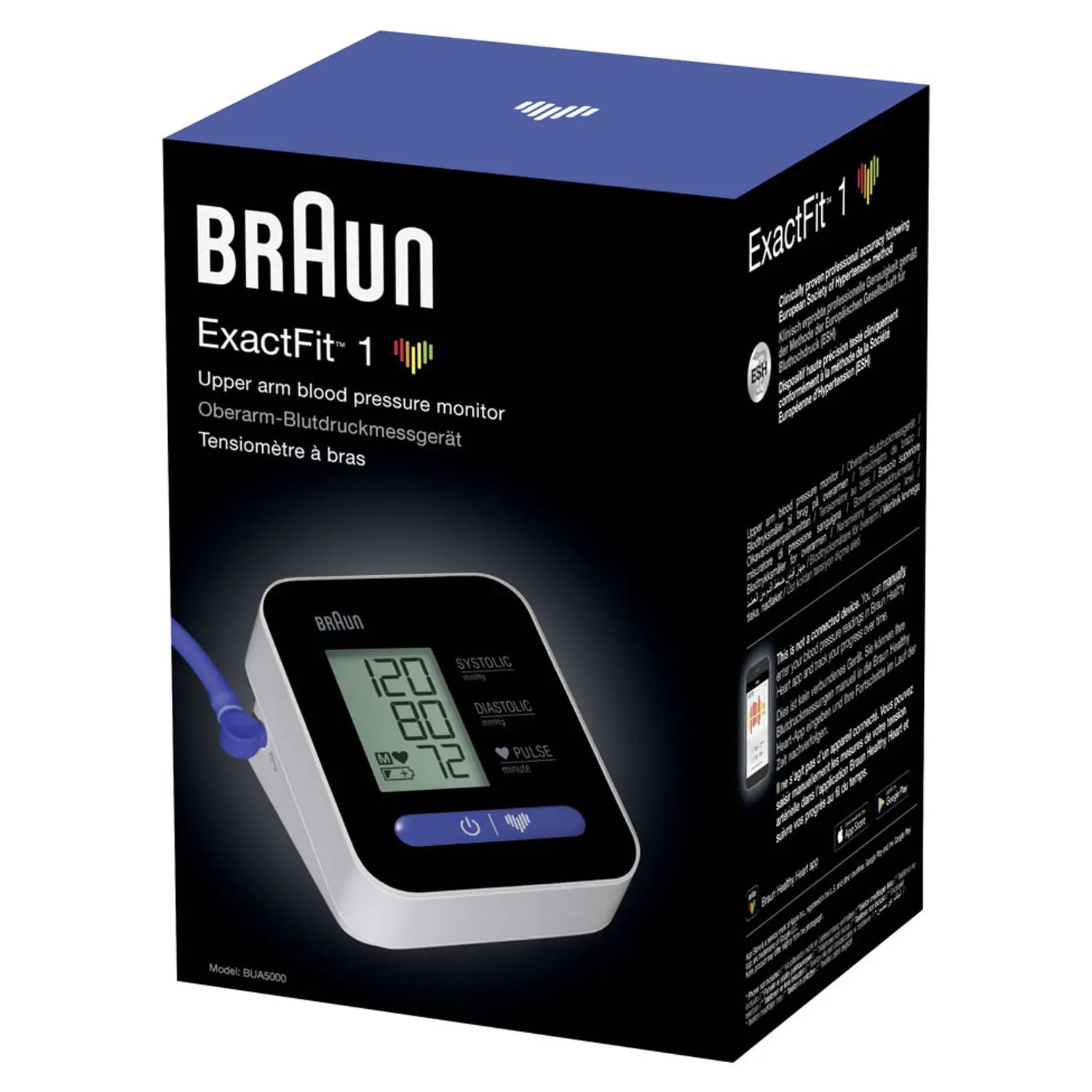 Braun ExactFit 1 Upper Arm Blood Pressure Monitor - BUA5000EU ...