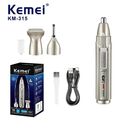 Kemei 3-In-1 Nose & Hair Trimmer KM-315