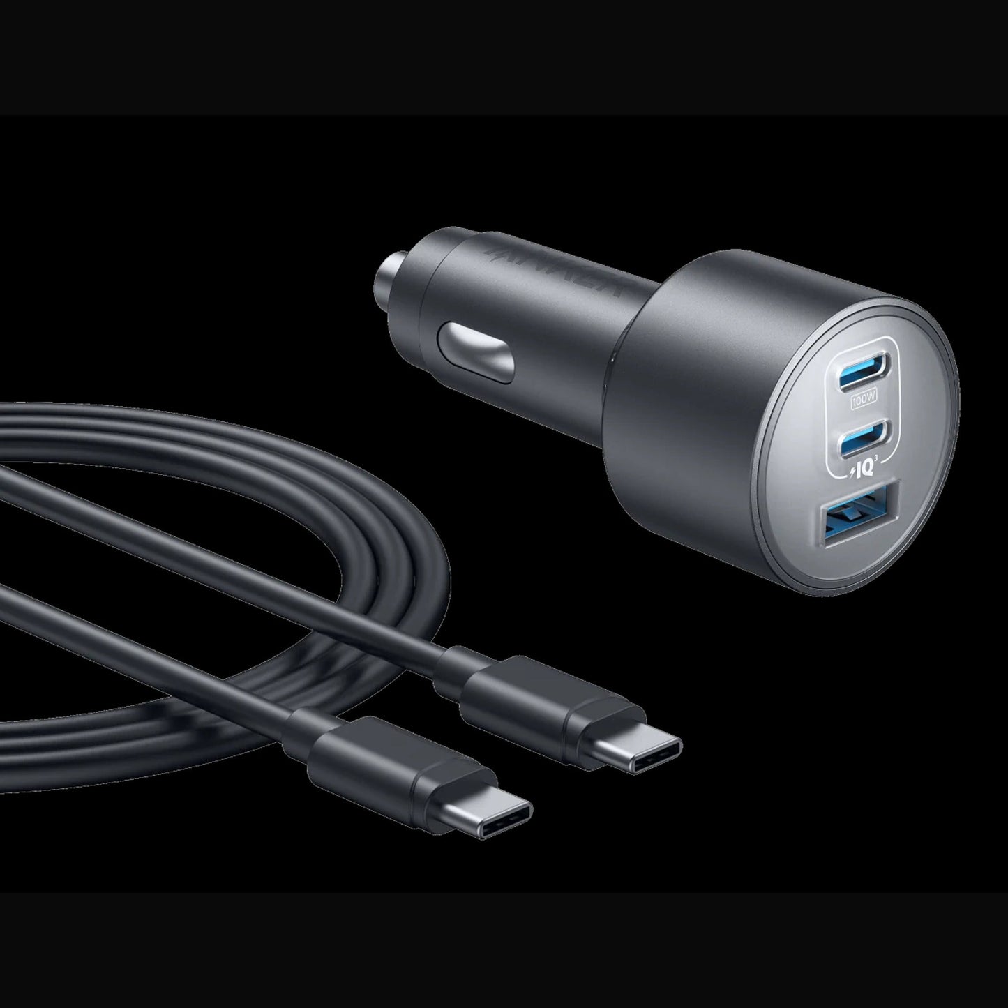 Anker Car Charger (167.5W, 3 Ports)