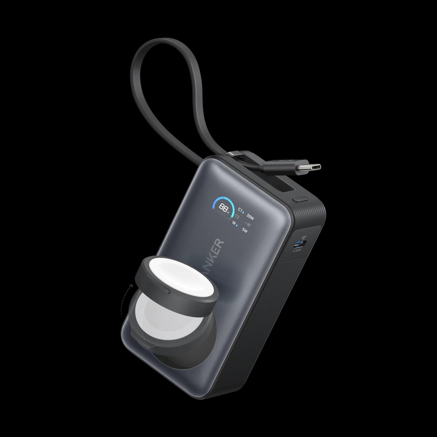 Anker MagGo Power Bank (10K, 35W, For Apple Watch)