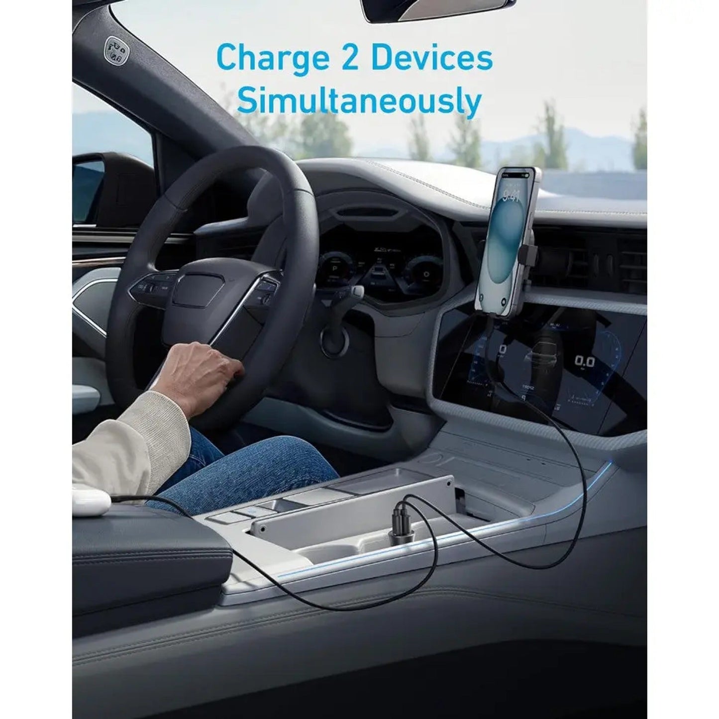 Anker Car Charger (30W, 2 Ports)