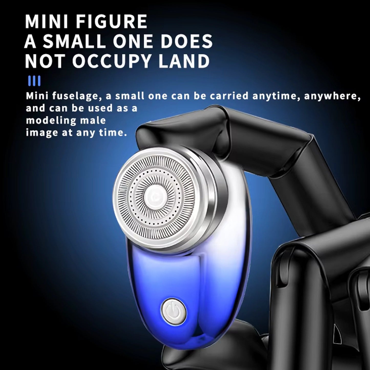 Kemei Rechargeable Water Wash Double Head Shaver KM-C52