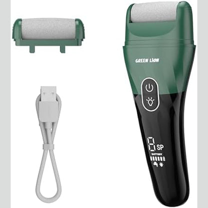 Green Lion Callus Remover – Rechargeable Dead Skin Remover 2500 RPM