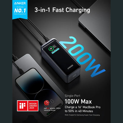 Anker Prime Power Bank (20K, 200W)