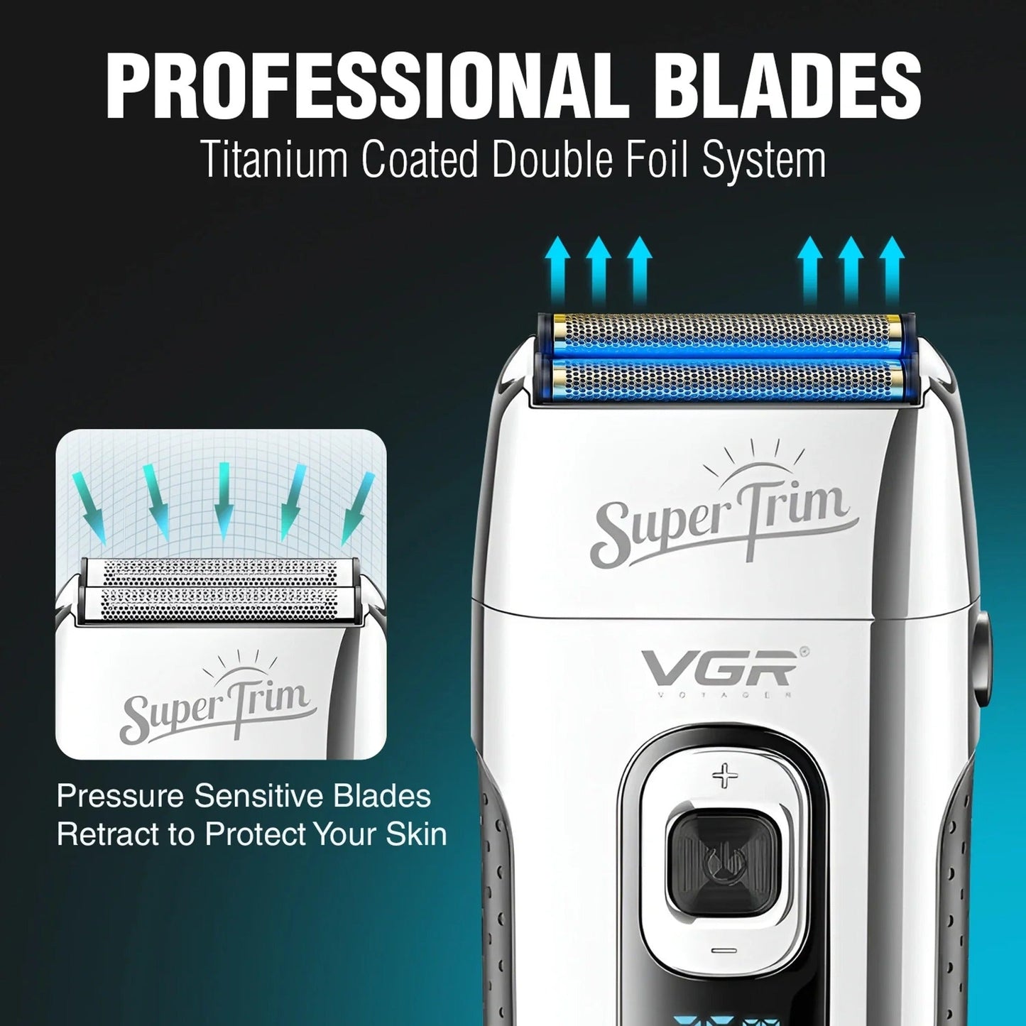 VGR Professional Foil Shaver V-332