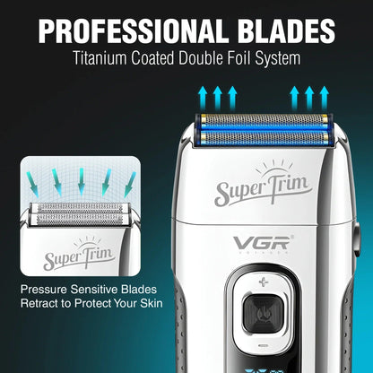 VGR Professional Foil Shaver V-332