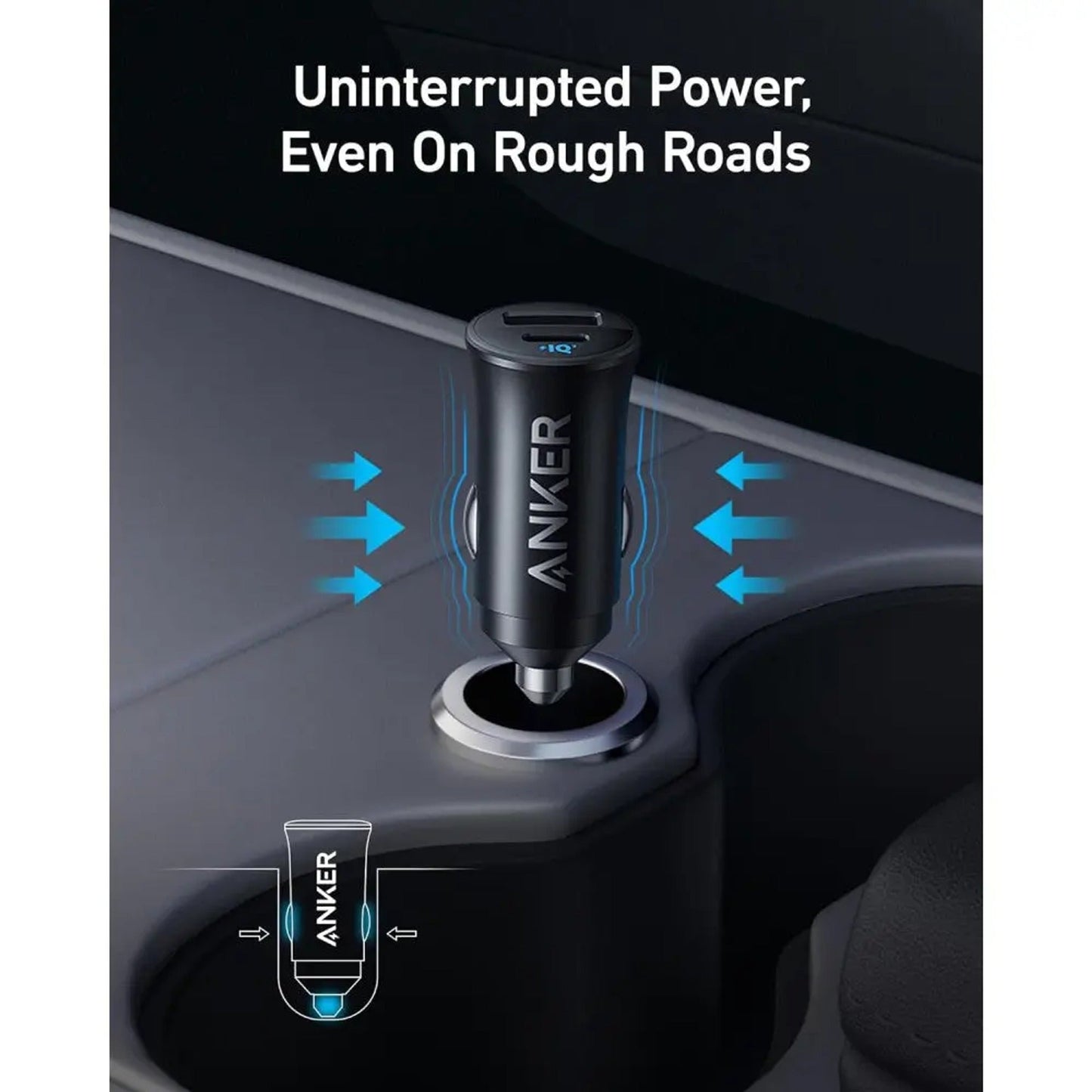 Anker Car Charger (30W, 2 Ports)