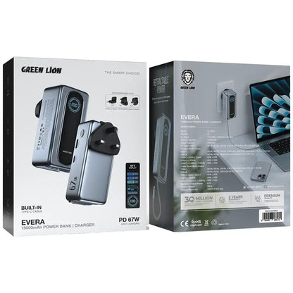 Green Lion Evera 15000mAh Power Bank & Charger