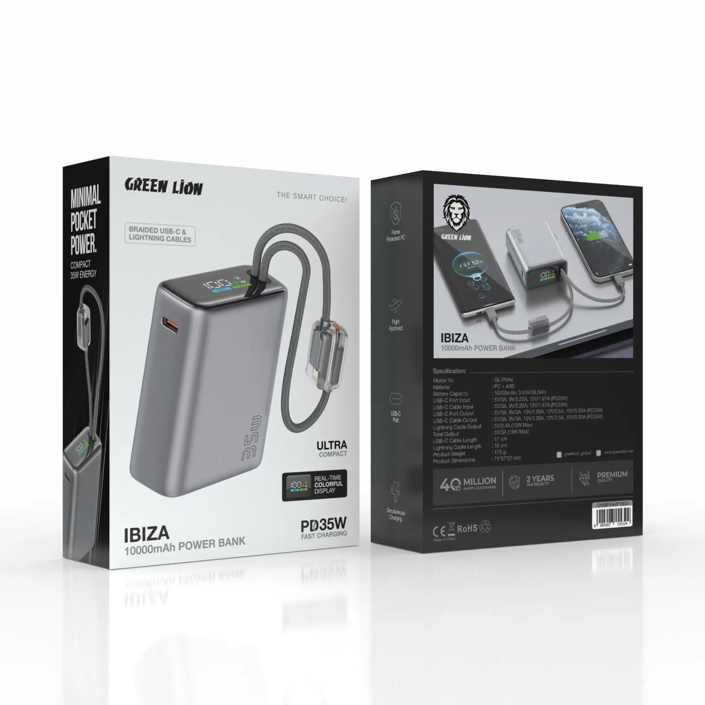 Green Lion IBIZA 10000mAh Power Bank 35W
