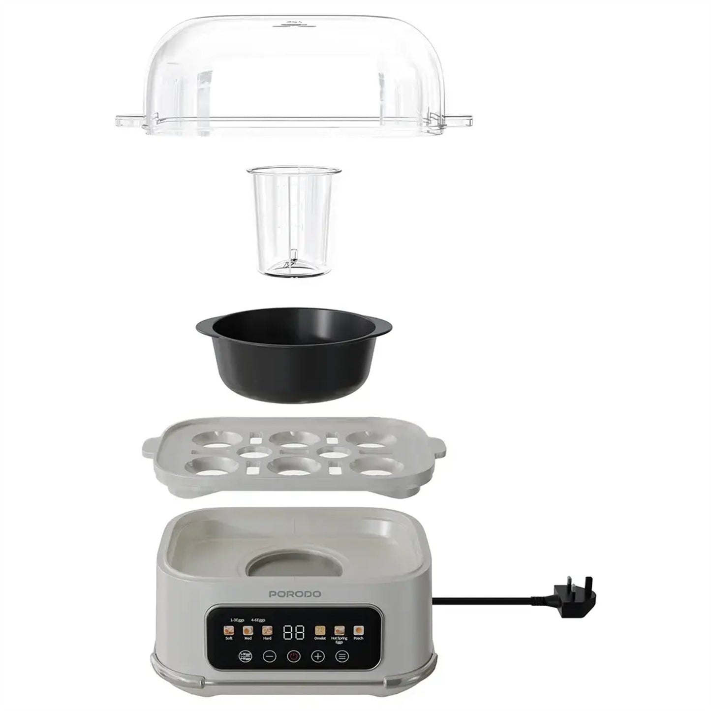 Porodo Lifestyle Poacher Smart Electric Egg Boiler