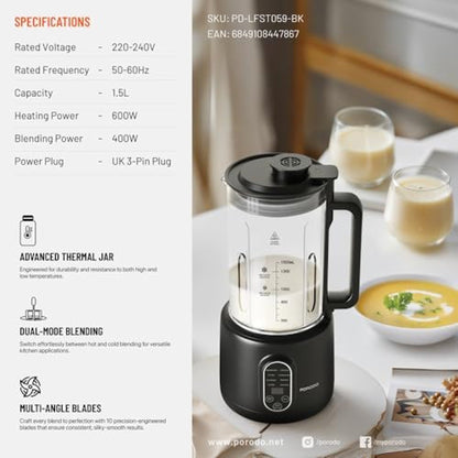 Porodo 600W Nut Milk Maker