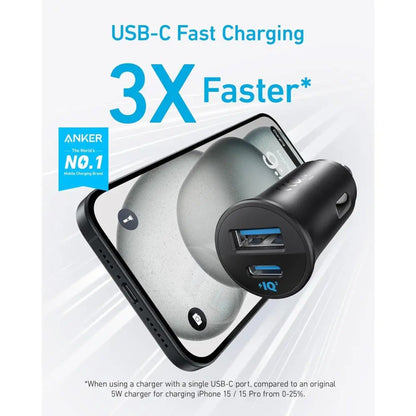 Anker Car Charger (30W, 2 Ports)