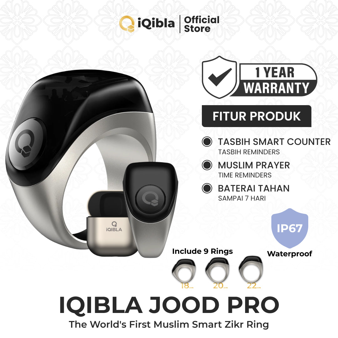 iQibla Jood Pro Zikr Ring
