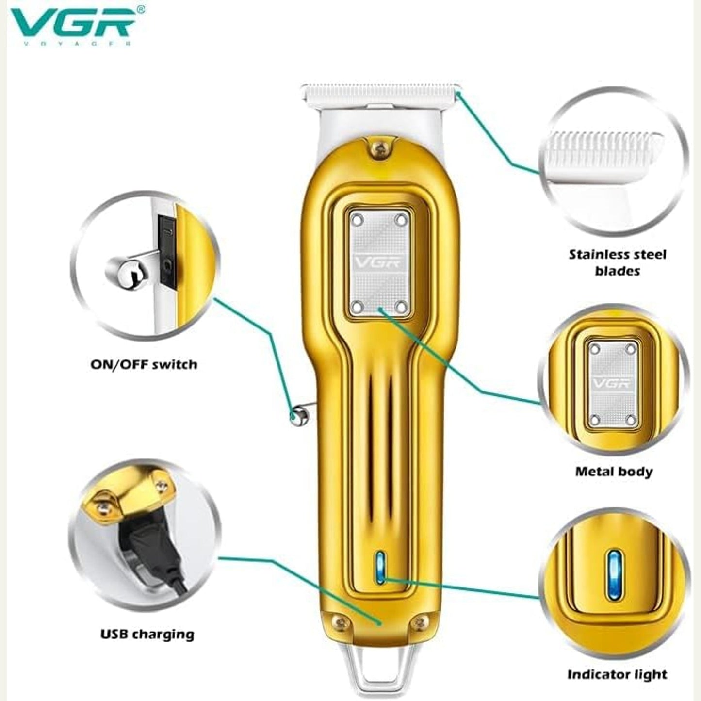 VGR Professional Hair Trimmer V-919