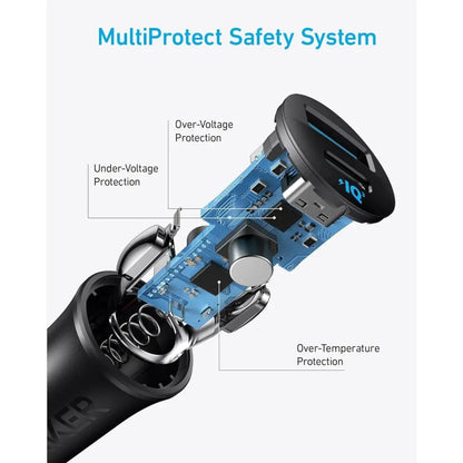 Anker Car Charger (30W, 2 Ports)