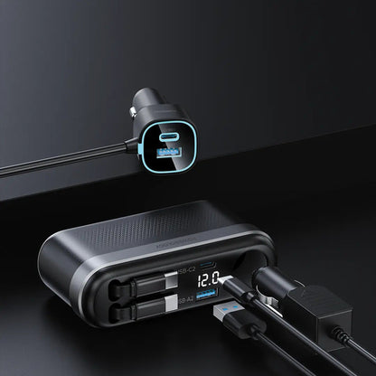 Powerology Currnex 60W Multi-Port Car Charger