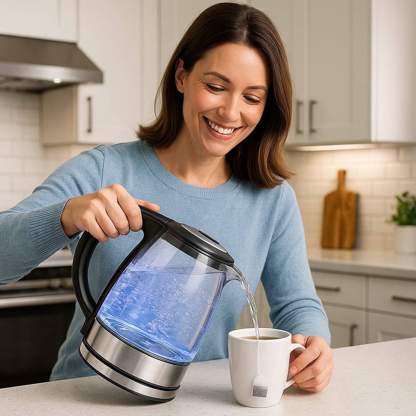 Porodo Pyro T1 Electric Glass 1.8L Kettle with 360° Rotating Base