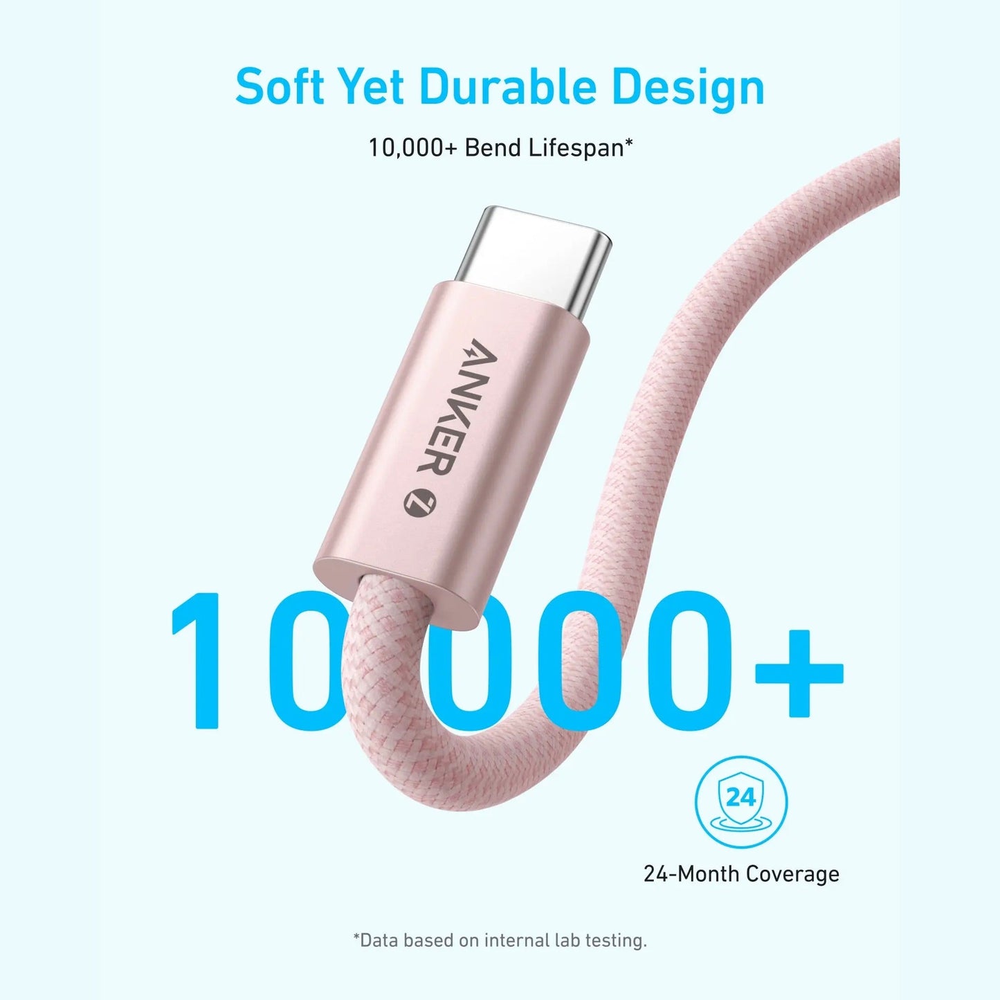 Anker Zolo USB C to USB C 240W Braided Fast Charging Cable