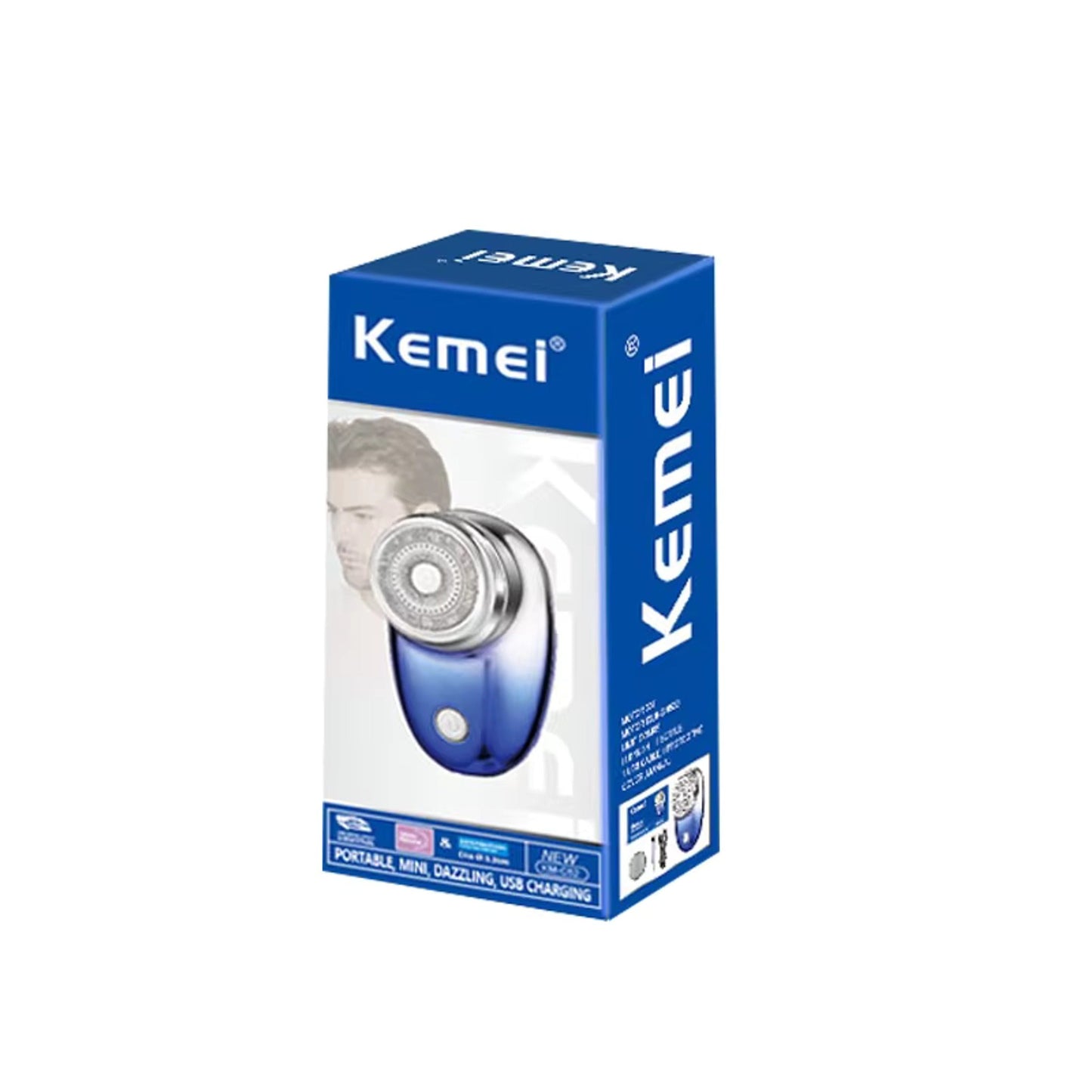 Kemei Rechargeable Water Wash Double Head Shaver KM-C52