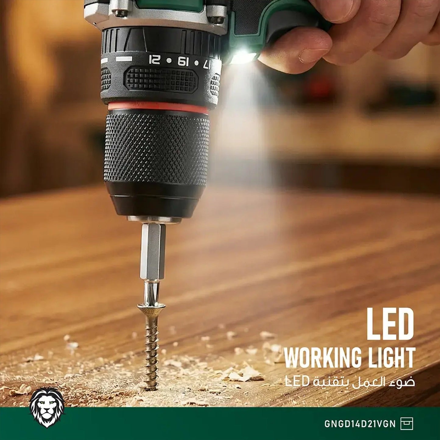 Green Lion GD-14 Power Pro Cordless Hammer Drill