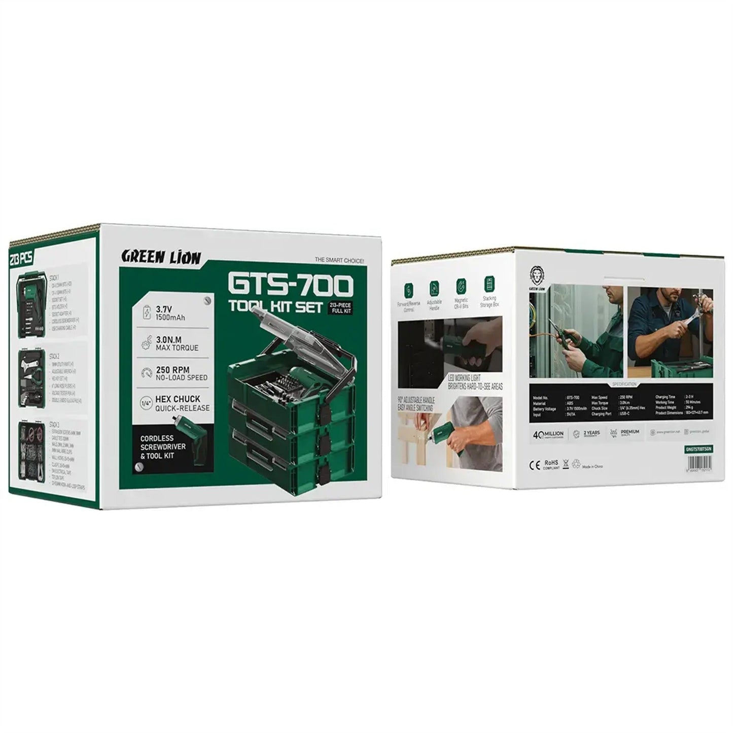 Green Lion GTS-700 Tool Kit Set