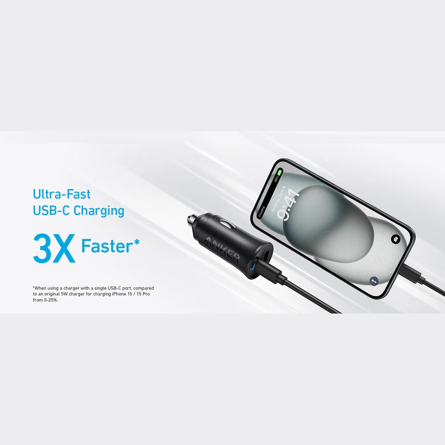 Anker Car Charger (30W, 2 Ports)