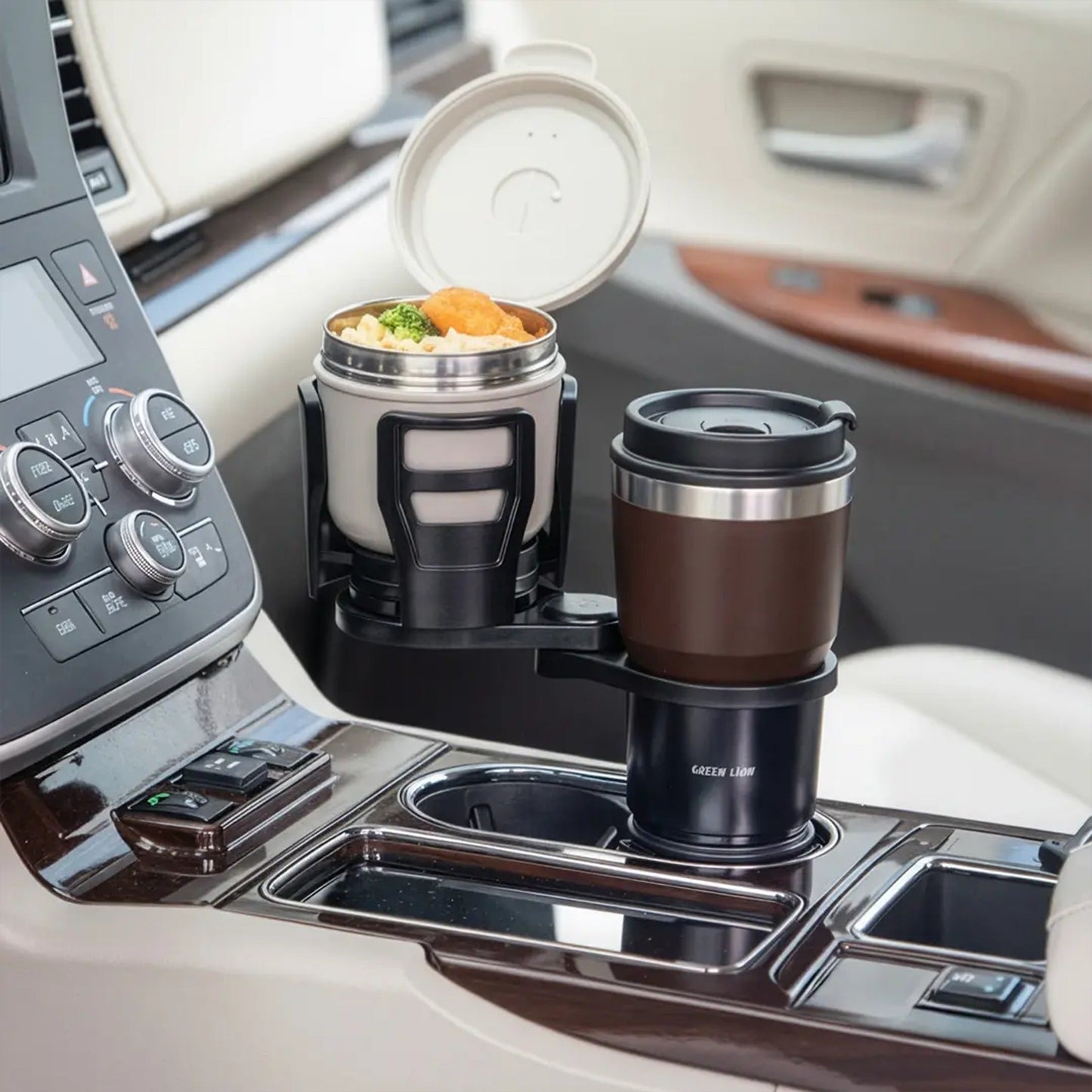 Green Lion Drive Flex 2-In-1 Cup Holder