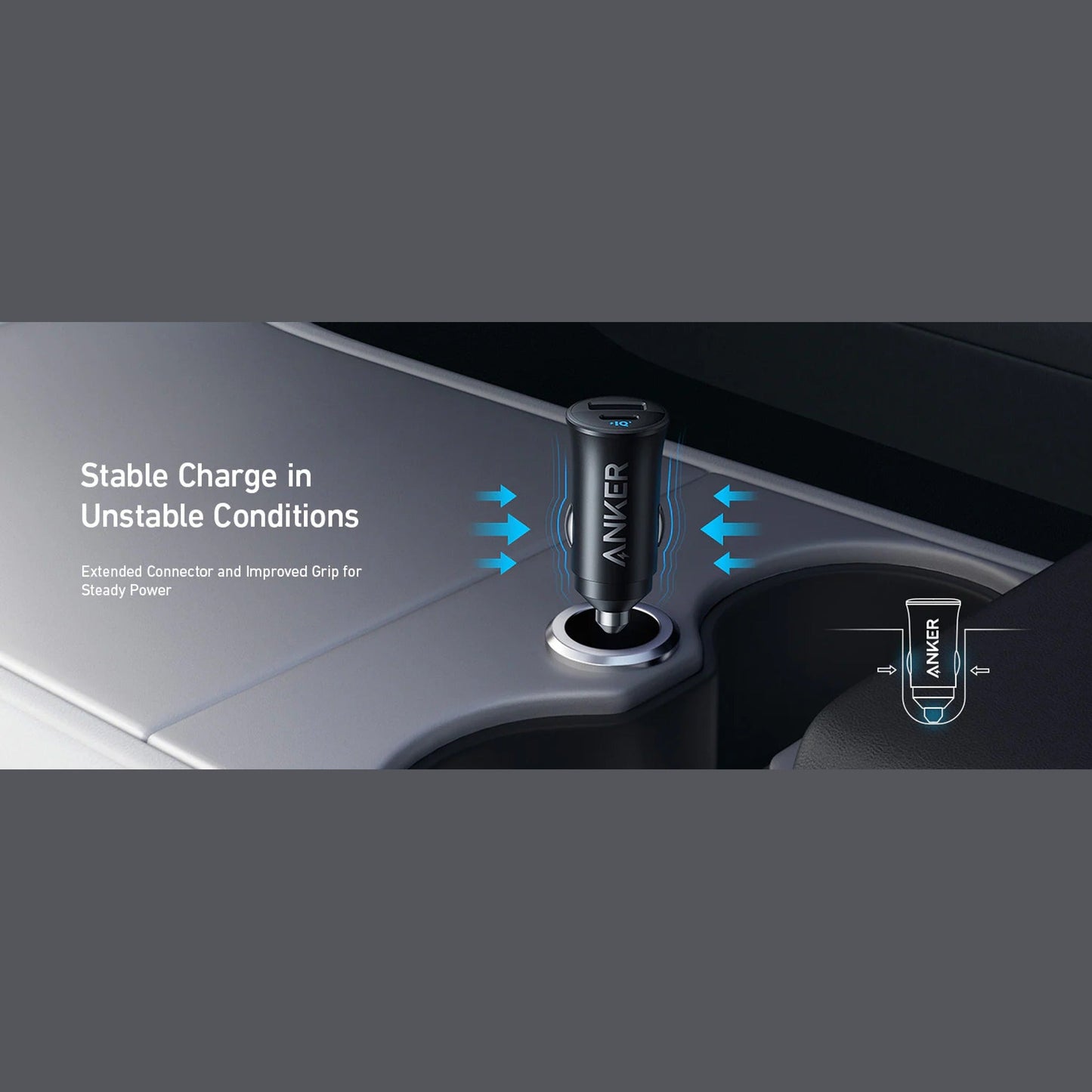 Anker Car Charger (30W, 2 Ports)