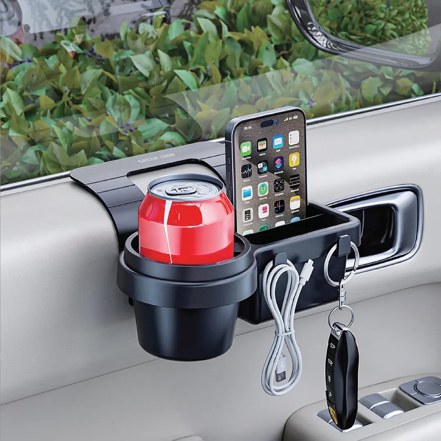 Green Lion Car Window Organizer