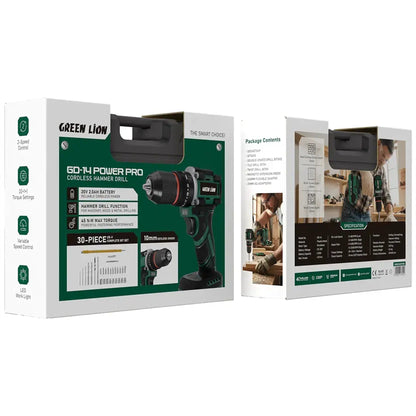 Green Lion GD-14 Power Pro Cordless Hammer Drill