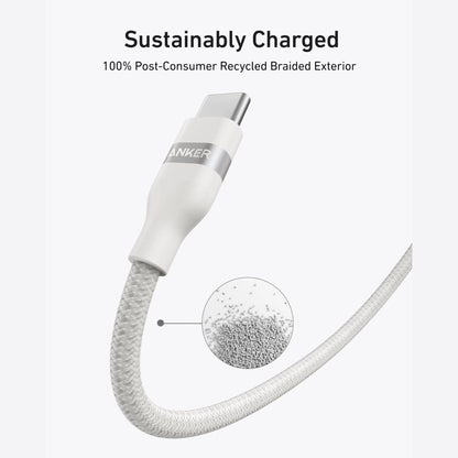 Anker USB-C to USB-C Cable (240W, Upcycled-Braided)