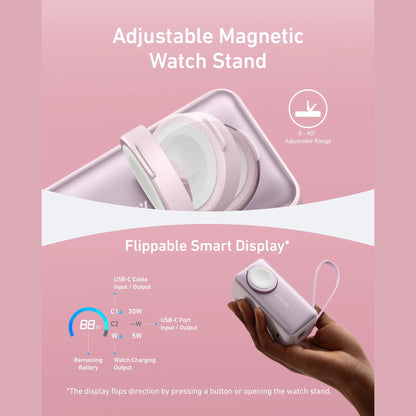 Anker MagGo Power Bank (10K, 35W, For Apple Watch)