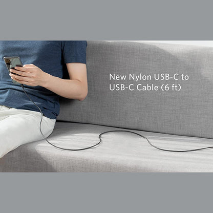 Anker New Nylon USB-C to USB-C Cable (3.3 ft / 6 ft, 60W)