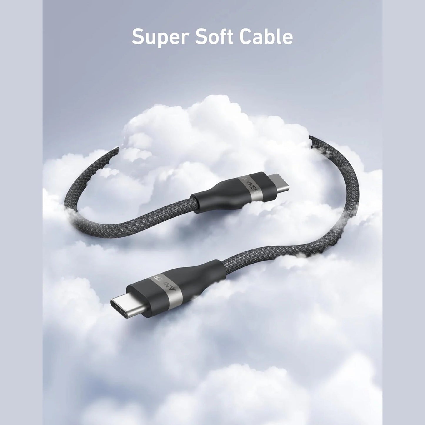 Anker USB-C to USB-C Cable (240W, Upcycled-Braided)