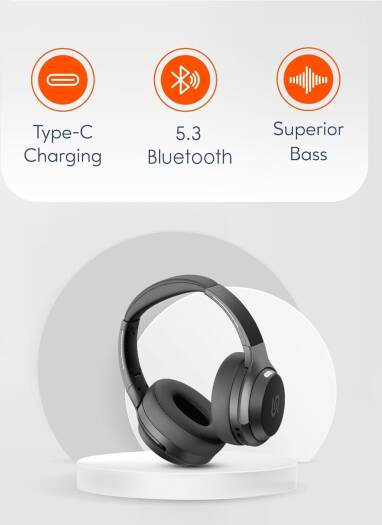 Porodo Soundtec Eclipse Wireless Over-Ear Headphone