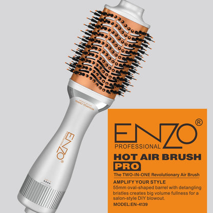 Enzo Nano Titanium Hot Air Brush Pro 1500W EN-4139