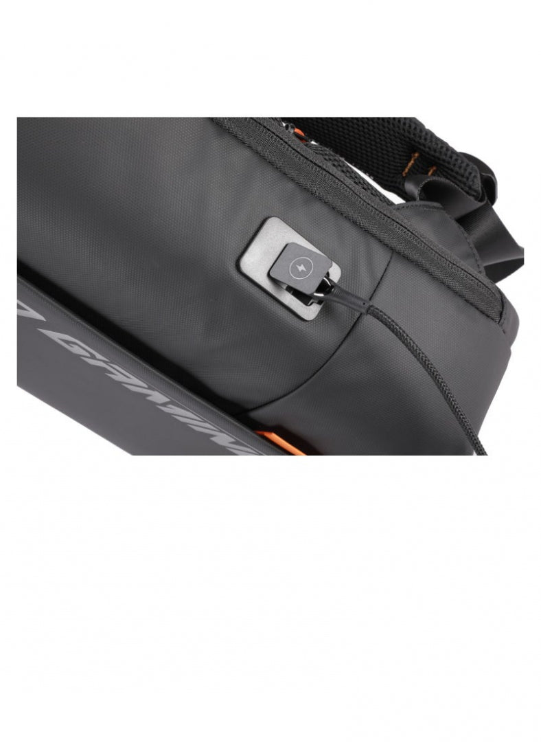 Porodo Gaming Water-Resistant PU Laptop Backpack With USB-C Port