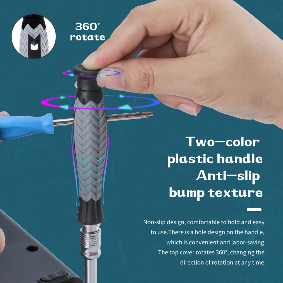 مجموعة مفكات براغي أسطوانية ١٢٦ قطعة - ٨٤٠١١٦