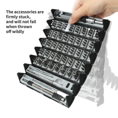 مجموعة مفكات براغي أسطوانية ١٢٦ قطعة - ٨٤٠١١٦