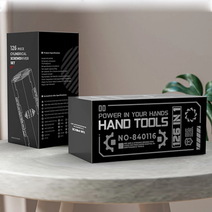 مجموعة مفكات براغي أسطوانية ١٢٦ قطعة - ٨٤٠١١٦