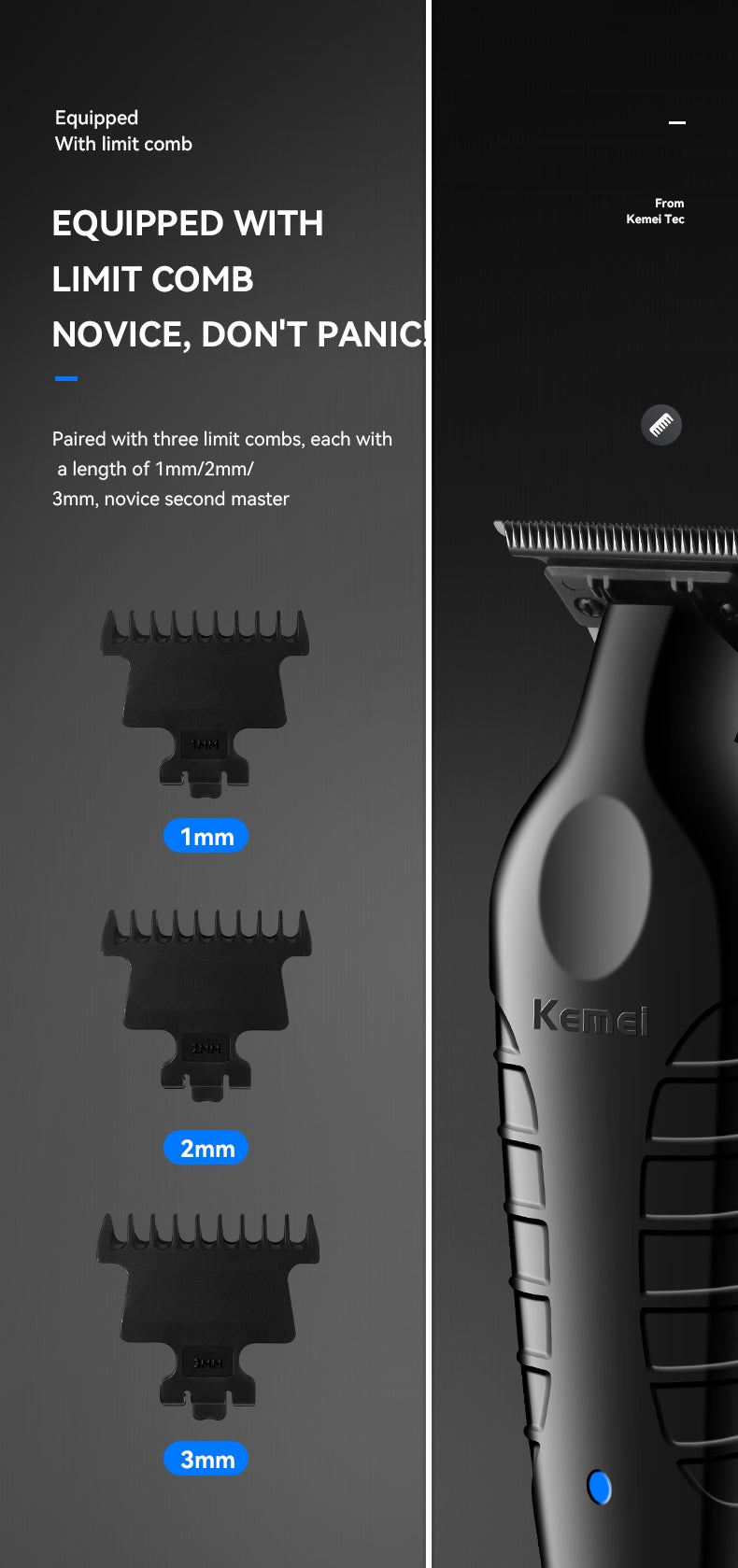 Kemei Professional Hair Clipper KM-2299